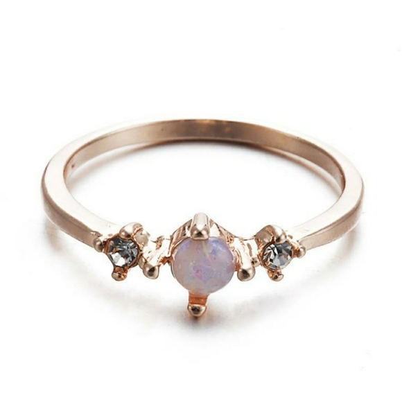 Dainty Opal Ring - Picture 2 of 2